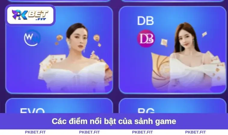 Các điểm nổi bật của sảnh game