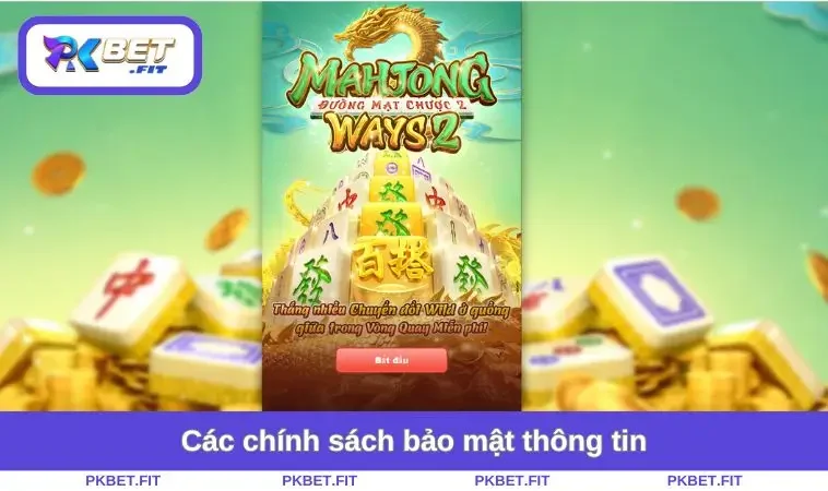 Điều Khoản Sử Dụng PKBET 2 Chính sách bảo mật thông tin