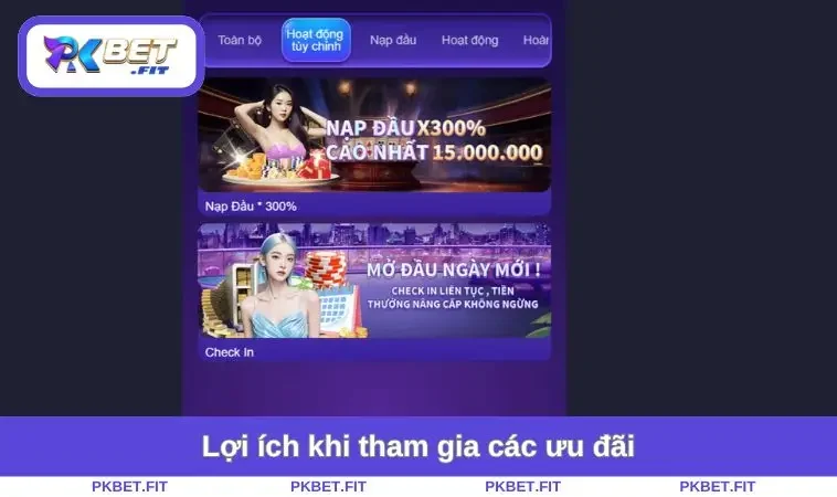 Lợi ích khi tham gia ưu đãi