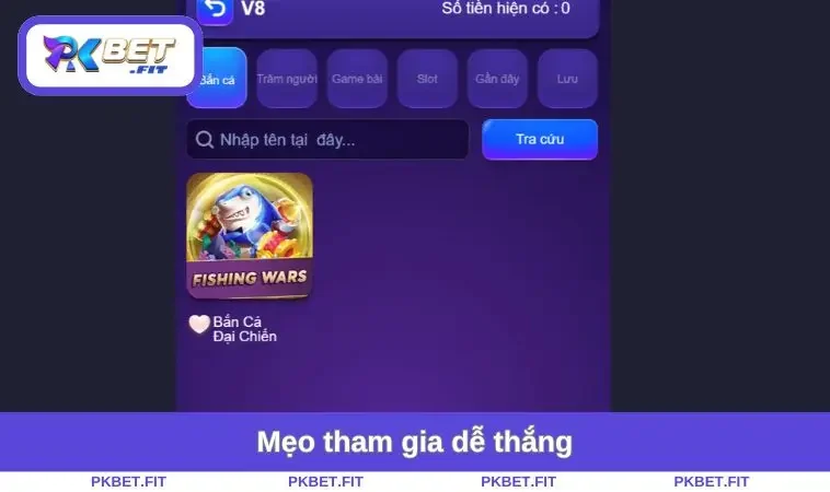 Mẹo tham gia dễ thắng