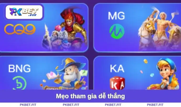 Slot Game PKBET 2 Mẹo tham gia dễ thắng